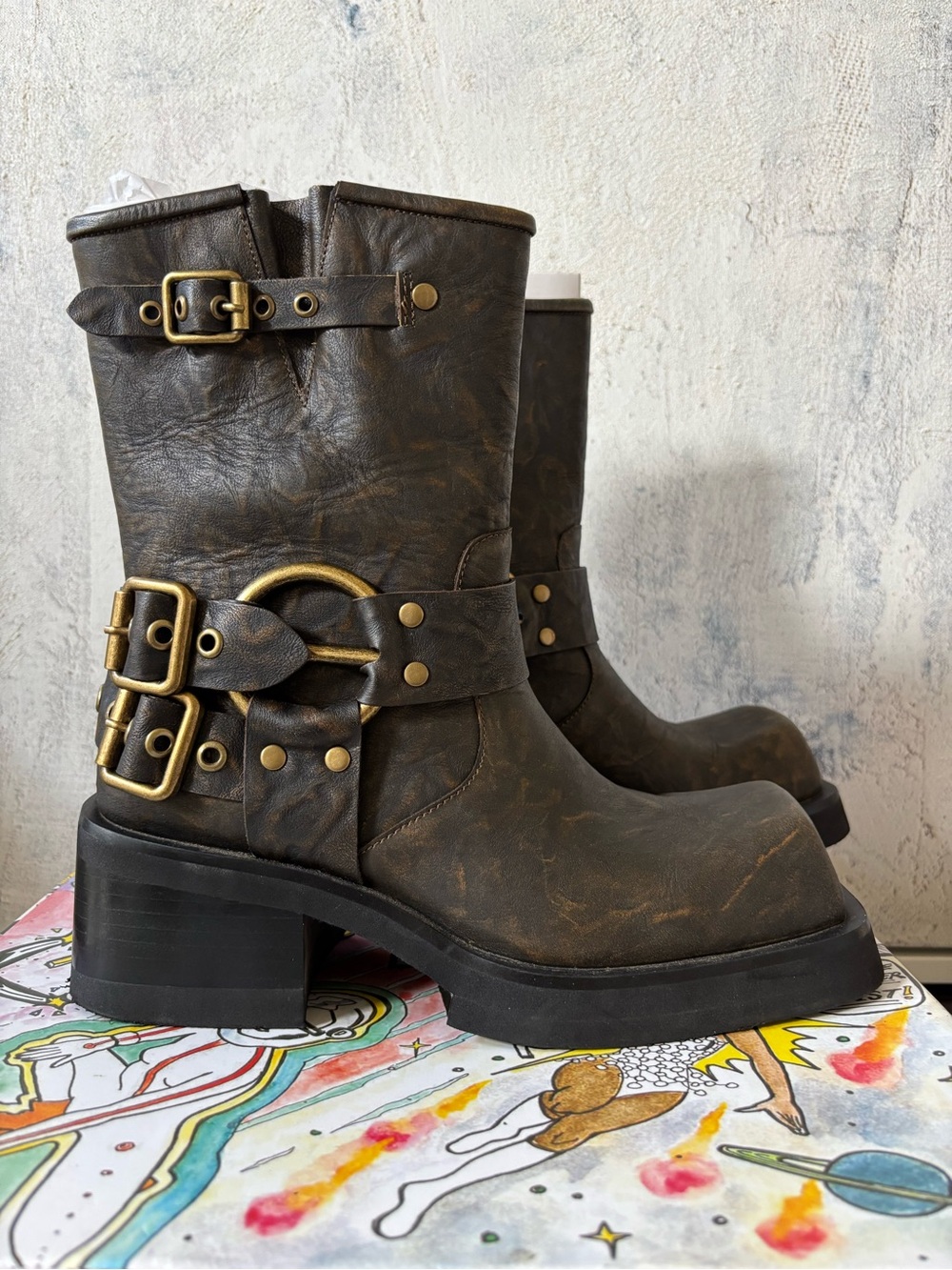 Free People moto boots by Jeffrey Campbell - Picture 8 of 10